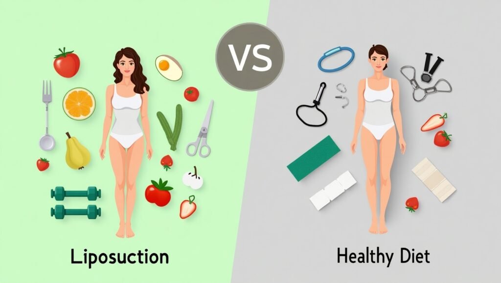 Liposuction vs. Healthy Diet