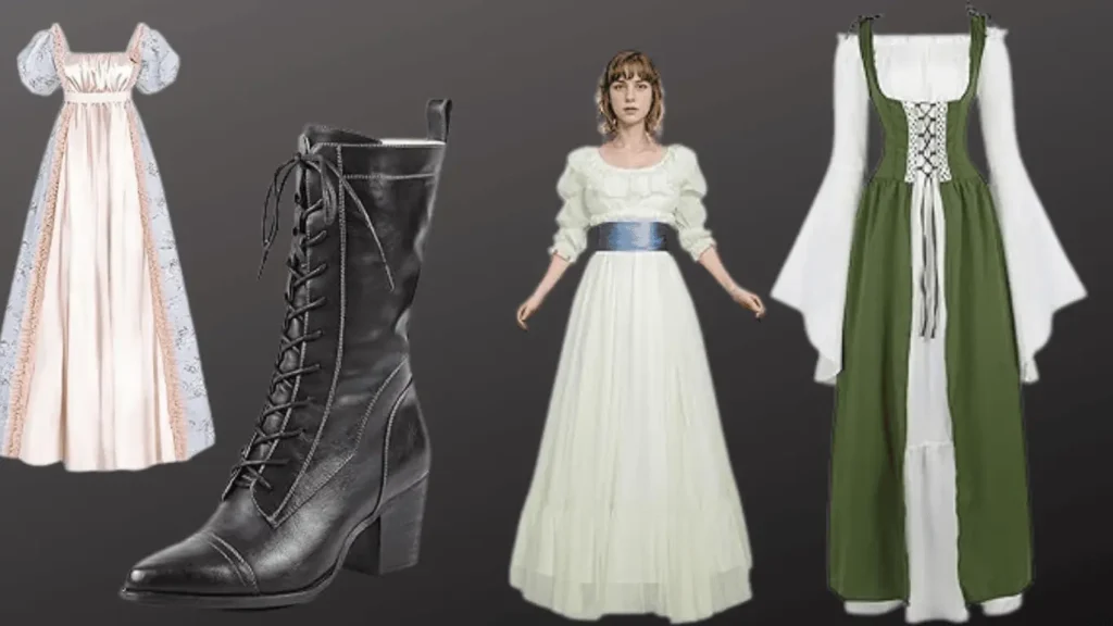 Regency Dress With Combat Boots