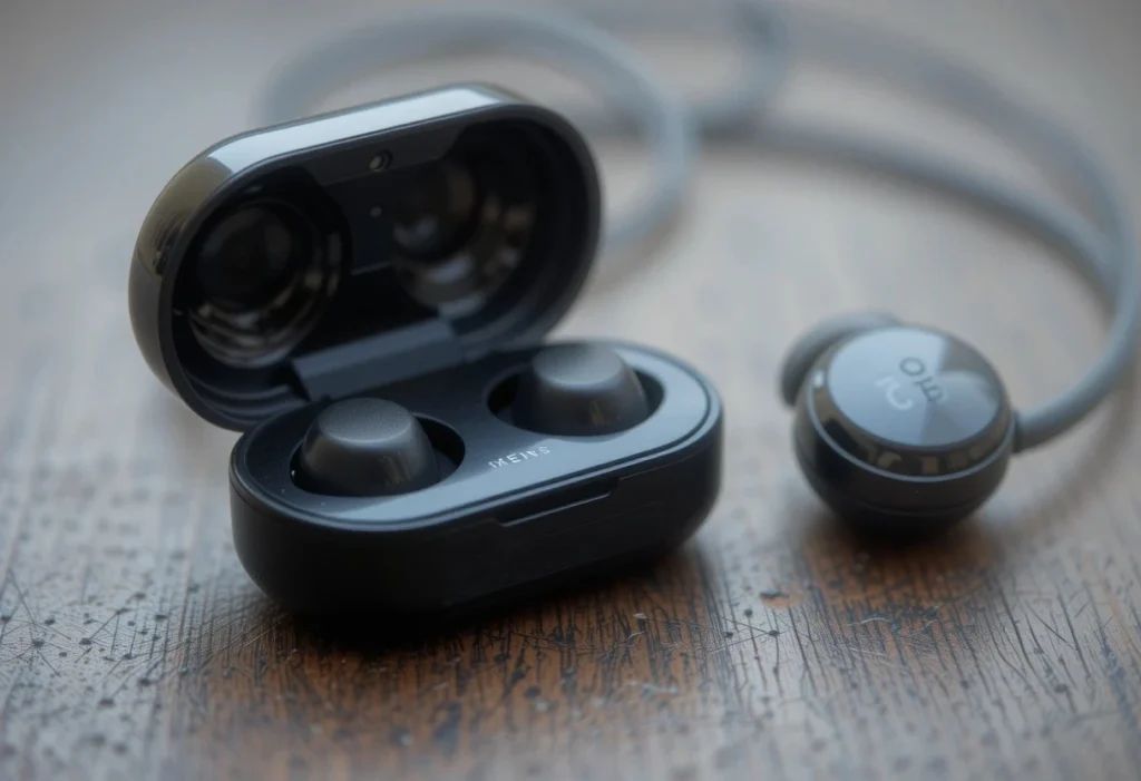Stylish and comfortable earbuds for high-quality sound on the go. Perfect gift for music lovers and tech enthusiasts under $50.
