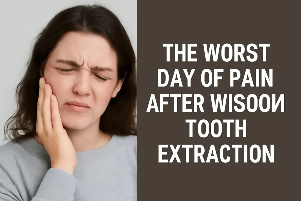 The Worst Day Of Pain After Wisdom Tooth Extraction