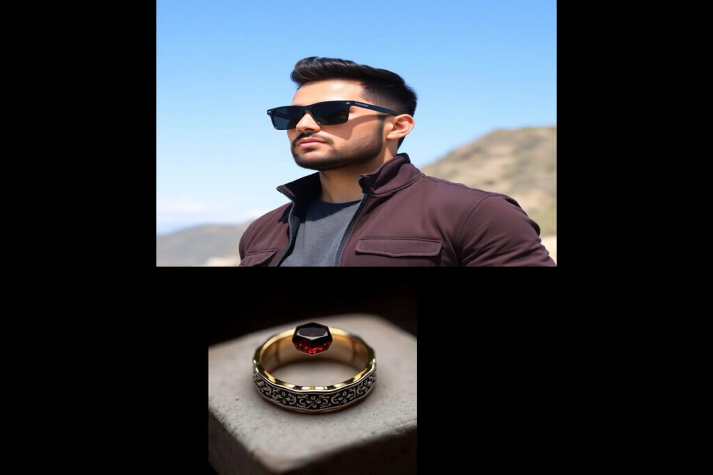 Elegant Eyeglasses and Ring